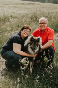 Kirsten und Andreas mit Biko
